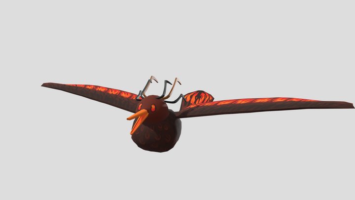 Birdie Bird by Jannice_Simensen 3D Model