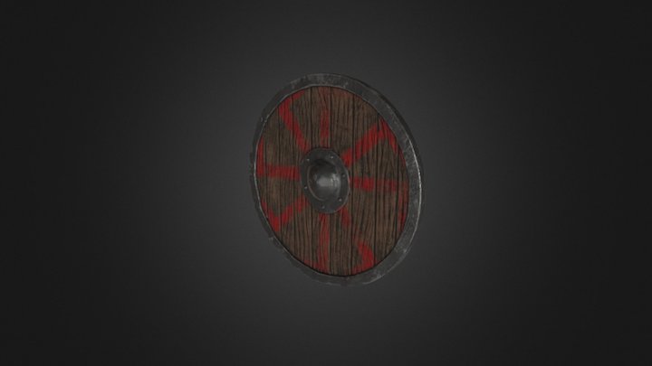Shield Hight poly 3D Model