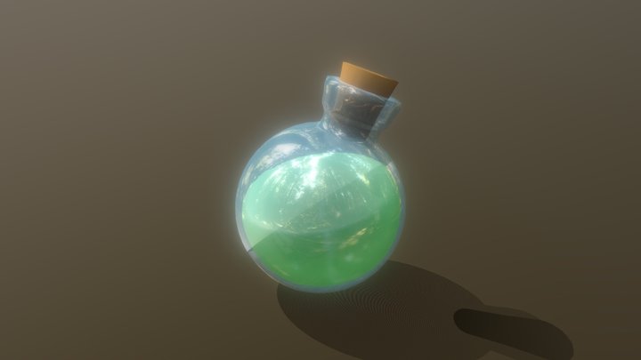 Stlylized Potion 3D Model