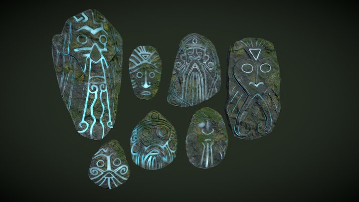 Elder Stones 3D Model