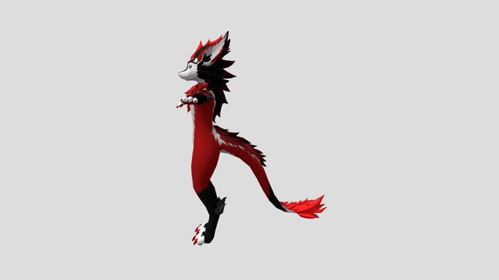 Val's Nardo Fursona Model 3D Model