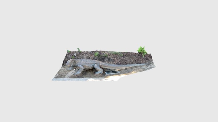 Komodo sculpture 3D Model