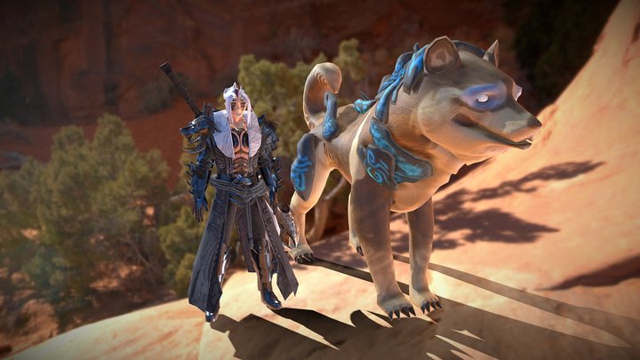 3D Game Characer with Wolf 3D Model