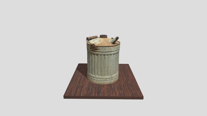 Oil Can 3D Model