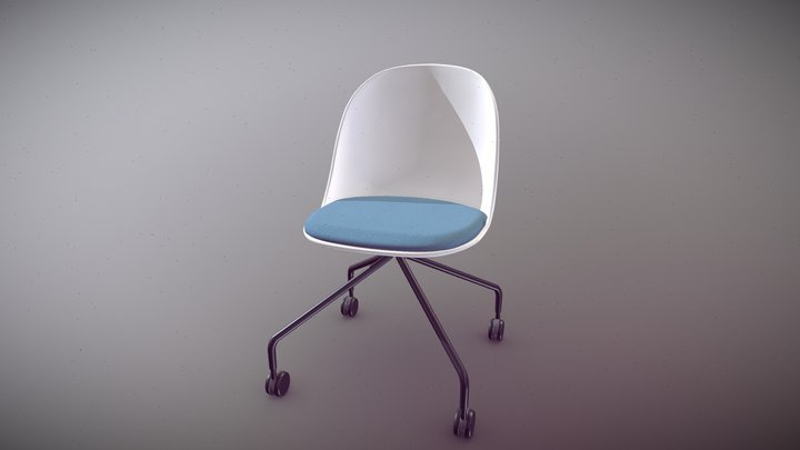 Archiutti Lay Desk Chair 3D Model