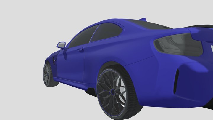 2019 BMW M3 3D Model