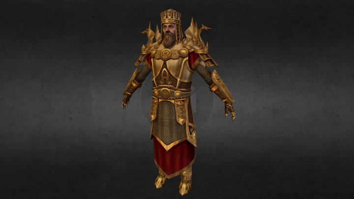 King of Albion 3D Model