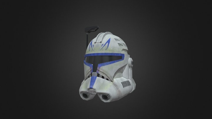 Captian Rex Helmet (Phase 2) 3D Model