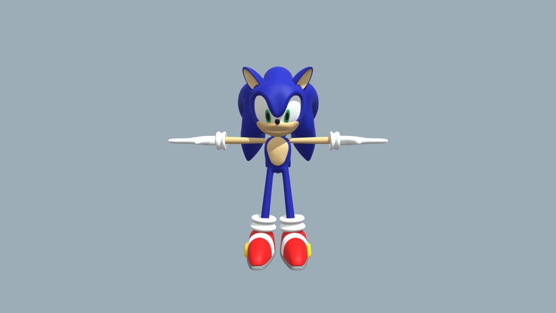 Sonic The Hedgehog - Download Free 3D model by BenAissa_Karim [aa464f9 ...