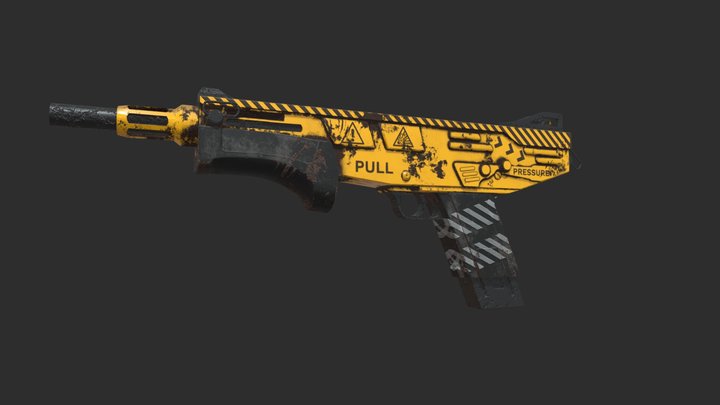 MAG-7 | RUST POWER DRILL 3D Model