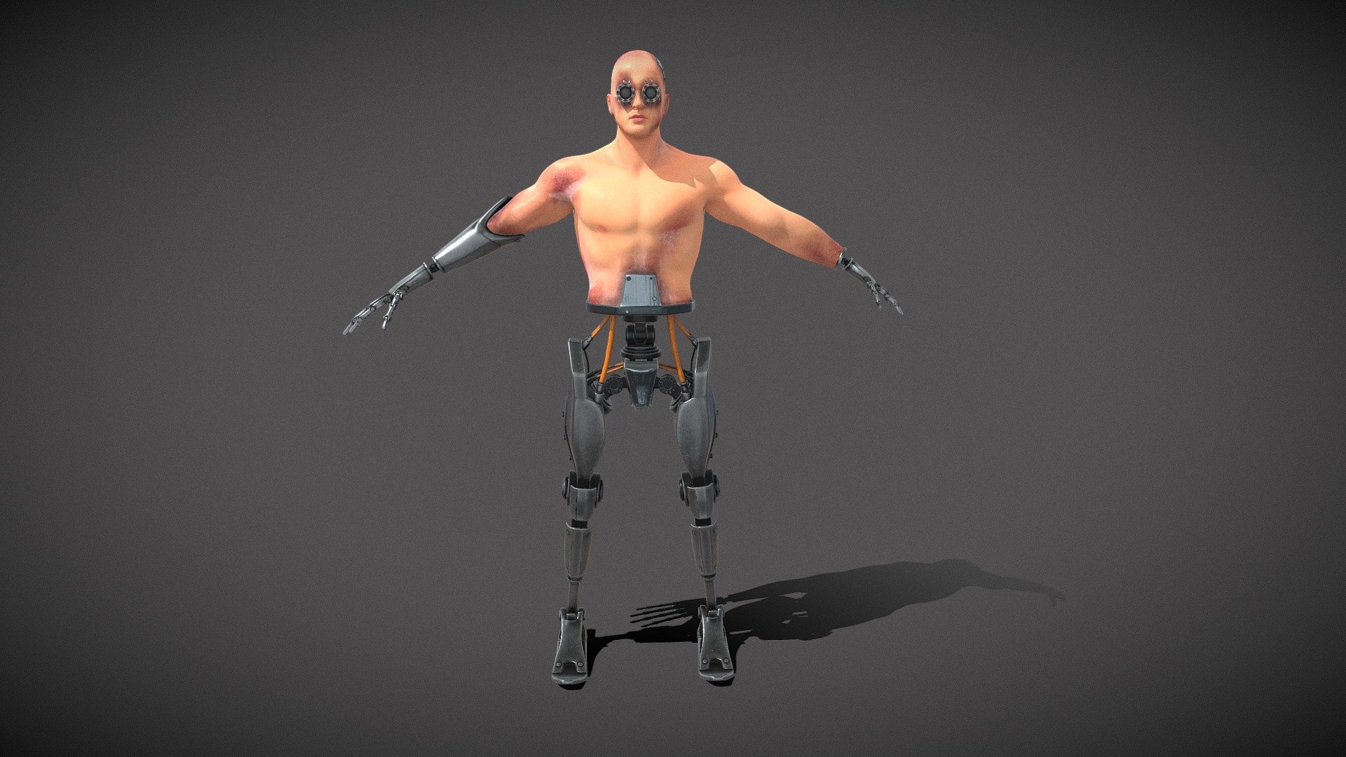 Cyberman 1.0 — Sketchfab embed 3D viewer