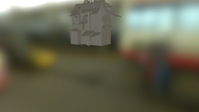 Digital Environment Gaming Building 3D Model