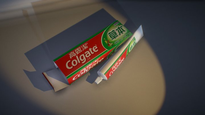 Colgate 高露潔牙膏組 3D Model