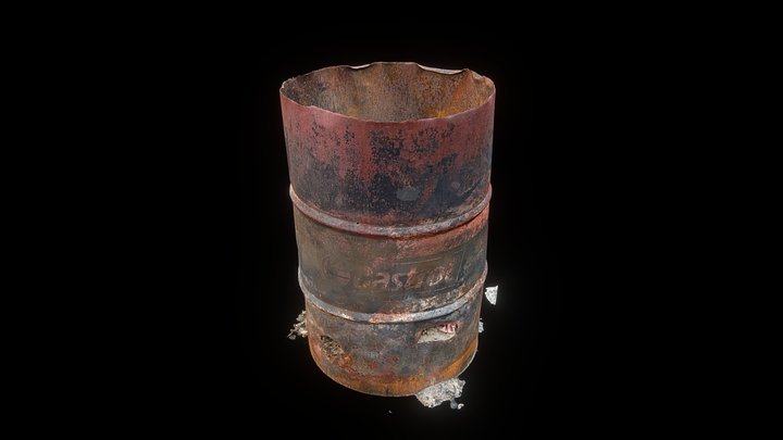 Trash Can 3D Model