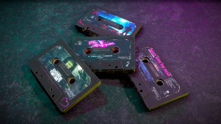 Cassette Tapes 3D Model