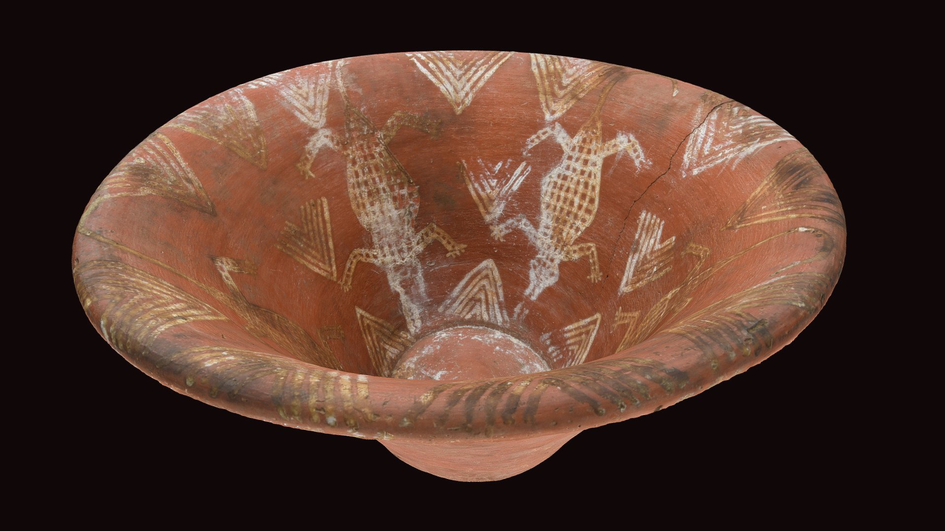 Predynastic Vase (Imitation?), inv. IES NI 6047 — Sketchfab embed 3D viewer