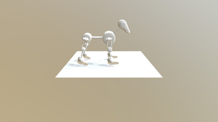 Robot Perro Camila Pedraza 3D Model
