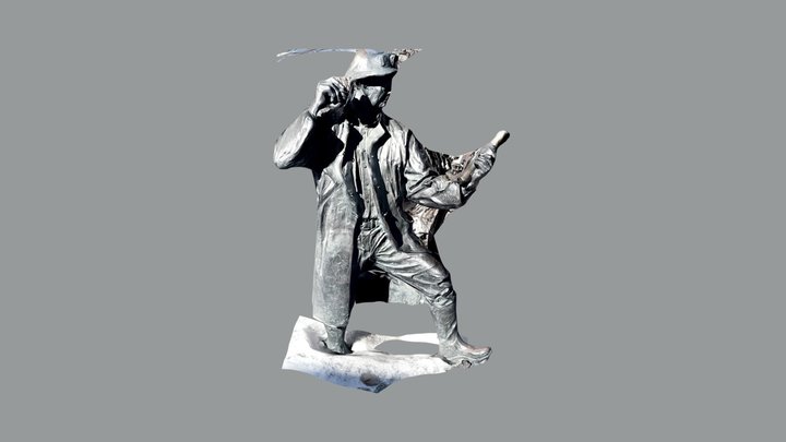 Silver King mine geologist 3D Model