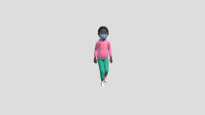 Walking Using Mask 3D Model