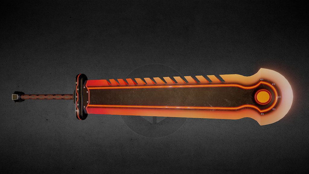 Discarded Fiery Slab Sword