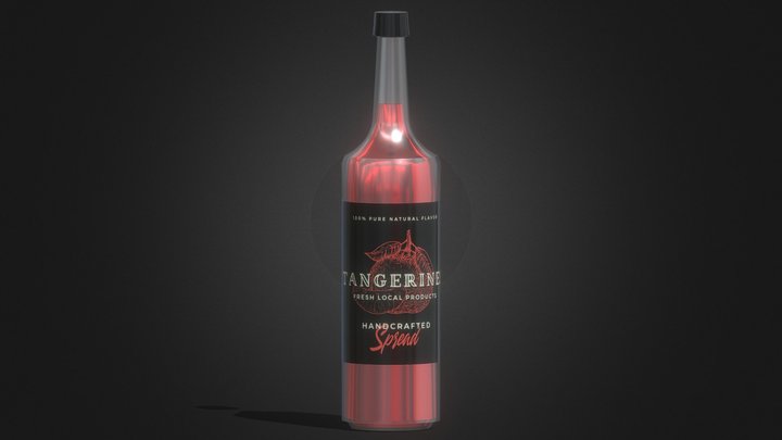Tangerines Syrup 3D Model