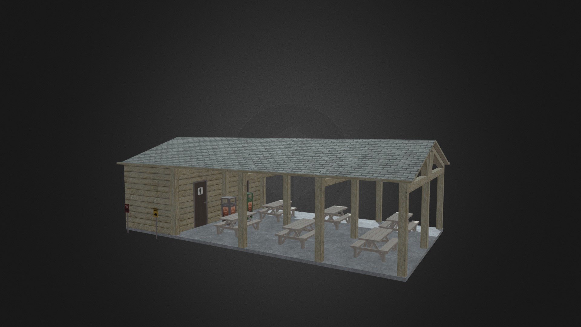Camp Rest Area 3D model by Periltek Games (PeriltekGames) [aa4b829] Sketchfab