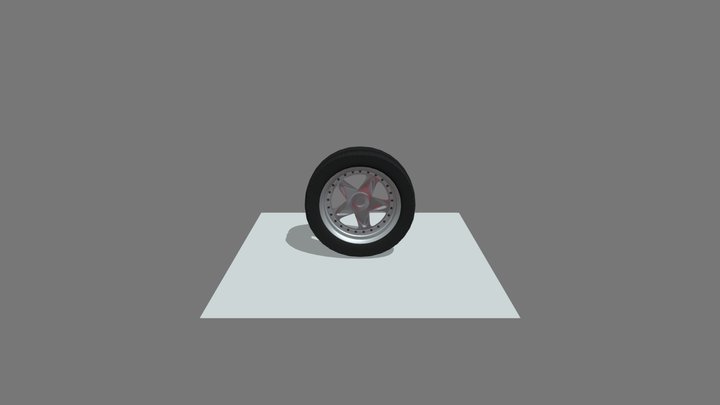 Wheel Exercise 3D Model