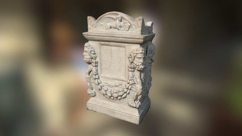 Cinerary Altar for Cornelia — Sketchfab embed 3D viewer