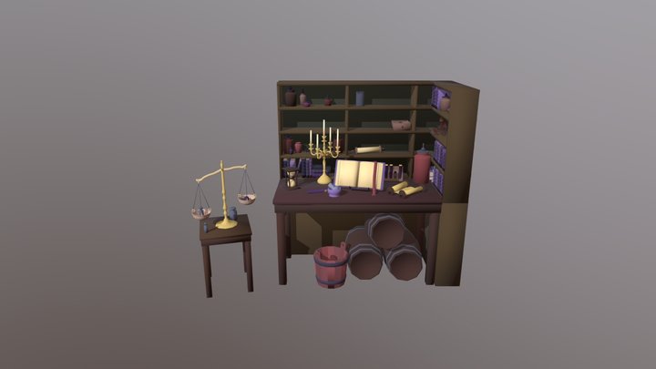Alchemical laboratory [DRAFT] 3D Model