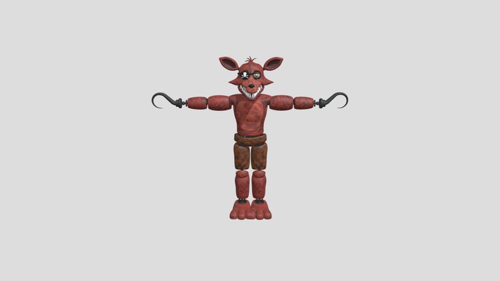 Unwithered Foxy Reimagined v2 3D Model