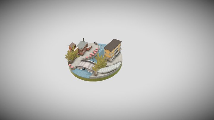 1DAE20_Stevens_Tom_CityScene 3D Model