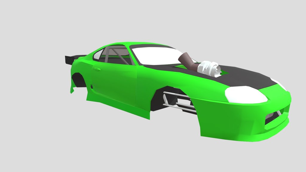 Turbocharged Drag Supra MK4
