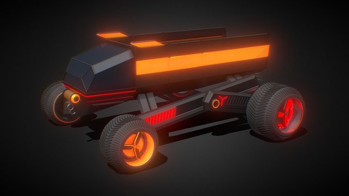 VRS V2 SDC-futuristic all terrain vehicle-(FREE) – Kostenloses 3D-Modell STL