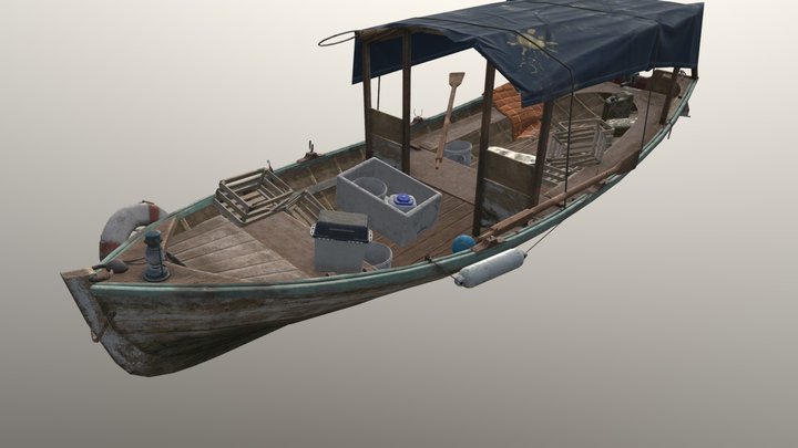 Boat 3D Model