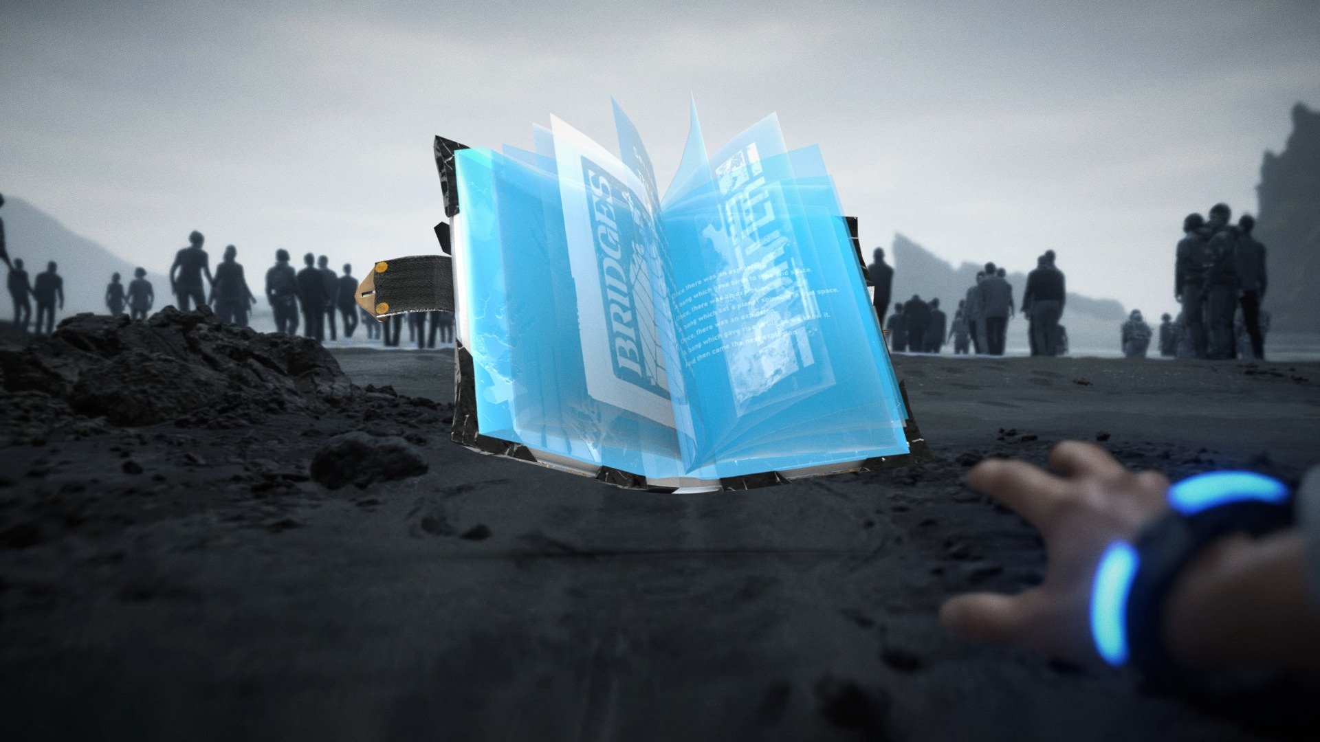 Fan Art: Death Stranding Book — Sketchfab embed 3D viewer
