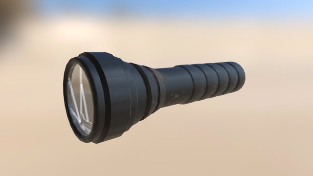 Flashlight 3D Model