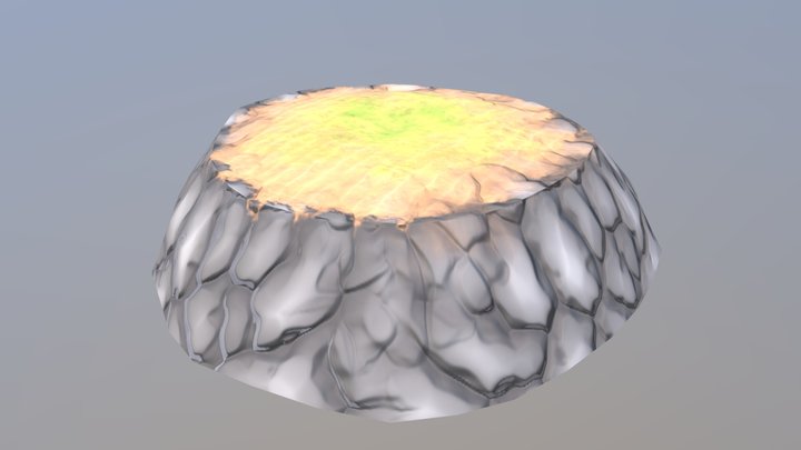 Low poly island #2 – Modèle 3D gratuit STL