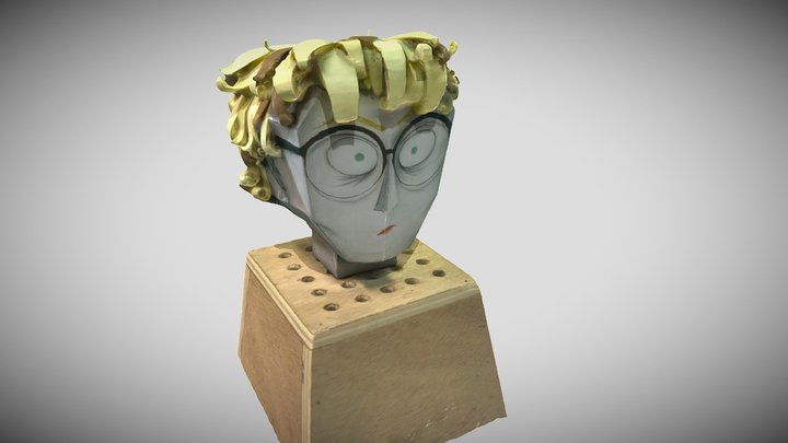Cabeza Papel - Nora Monje - (20-21) 3D Model