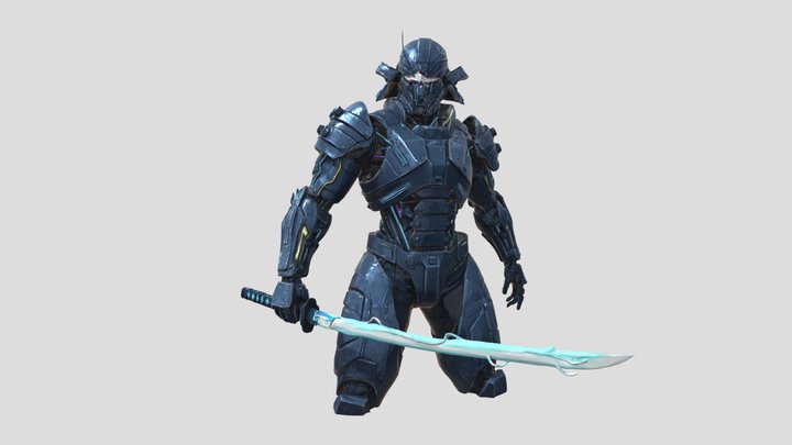 Cybersamurai 3D models - Sketchfab