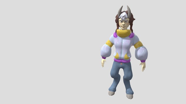 Goat Boer (Original Faun Character) 3D Model