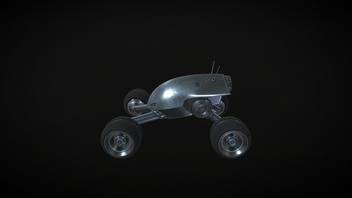 Sci-Fi Beetle Rover 3D Model
