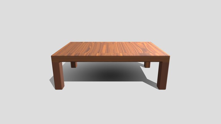 Wodden Table 3D Model