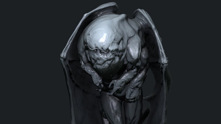 Gargoyle-ish 3D Model