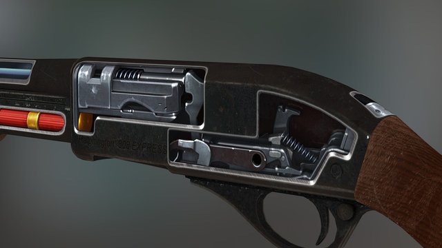 SAWNOFF | CUTAWAY | DEFAULT 3D Model