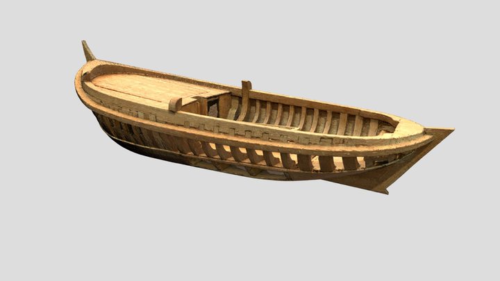 Huizer Botter model 1:20 opengewerkt 3D Model