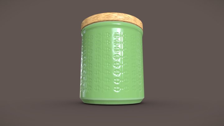 Ceramic Sugar Jar 3D Model