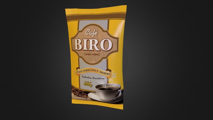 Biro Café 500g 3D Model