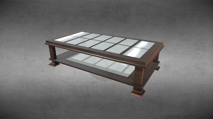 Coffee Table - Living Room 3D Model