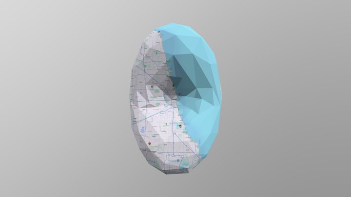 Relative Pollution Burden 3D Model