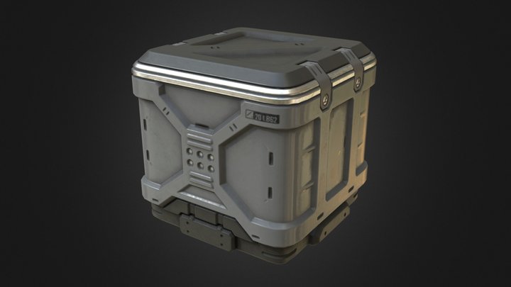Doom 4: Crate 3D Model